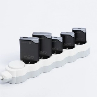 Forcell Φορτιστής Χωρίς Καλώδιο GaN με Θύρα USB-C 35W Power Delivery / Quick Charge 4.0 Μαύρος (F-Energy Ultra Slim)