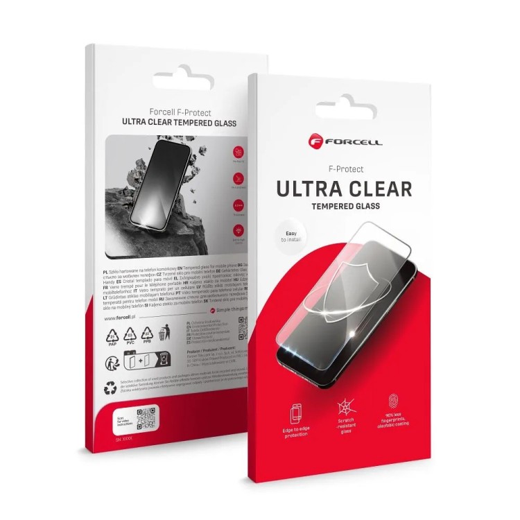 Forcell Ultra Clear Glass - for Samsung Galaxy A15 4G / A15 5G / M15 black