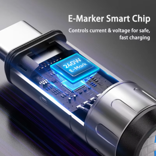 Κορδόνι Λαιμού & Καλώδιο Φόρτισης USB-C to USB-C 2-σε-1 για Κινητό (Lanyard Cable) 120 cm - Πολύχρωμο