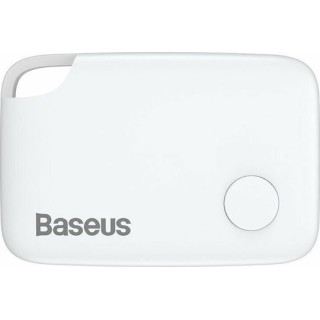 Baseus - Object Finder T2 pc 1 - Anti-lost Device with Lanyard, Alerts, 75mAh, 90dB, Android / iOS, 37x25x6mm - White