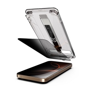 Techsuit - TitanGlass FullCover - iPhone 15 / iPhone 16 - Privacy