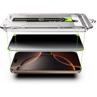 Techsuit - TitanGlass FullCover (2 pack) - iPhone 15 Pro Max - Privacy
