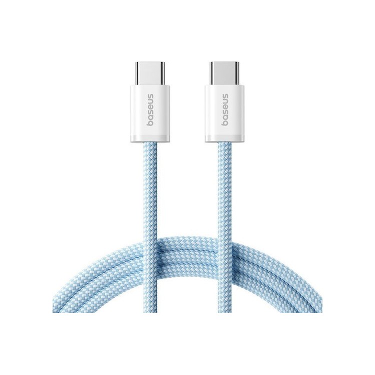 Baseus - Data Cable Dynamic 4 Series - Type-C, Fast Charge, 100W, 480Mbps, Smart Chip, 1m - Blue