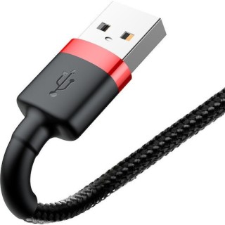 Baseus - Data Cable Cafule - USB to Lightning, 1.5A, 2m - Red Black
