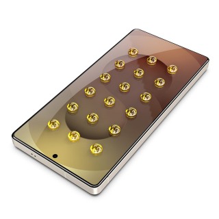 Techsuit - [Fingerprint Unlock  Compatible] TitanGlass CrystalHD - Samsung Galaxy S25 / Galaxy S24 - Clear