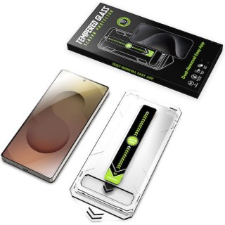 Techsuit - [Fingerprint Unlock Compatible] TitanGlass CrystalHD - Samsung Galaxy S25 Plus / Galaxy S24 Plus - Clear