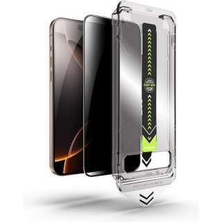 Techsuit - TitanGlass FullCover (2 pack) - iPhone 14 Pro Max - Black
