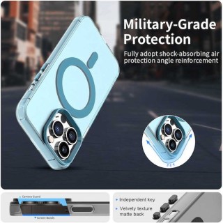 Techsuit - CandyCase MagSafe - iPhone 15 Plus - Blue