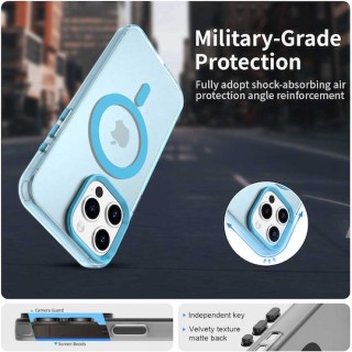 Techsuit - CandyCase MagSafe - iPhone 15 Pro Max - Blue