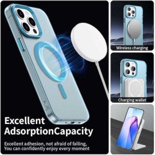 Techsuit - CandyCase MagSafe - iPhone 15 Pro Max - Blue