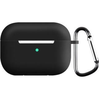 Techsuit - Silicone Case - for Apple AirPods 3, Smooth Ultrathin Material - Black