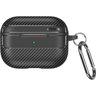 Techsuit - CarbonFiber - for Apple AirPods Pro 1 / 2 - Black
