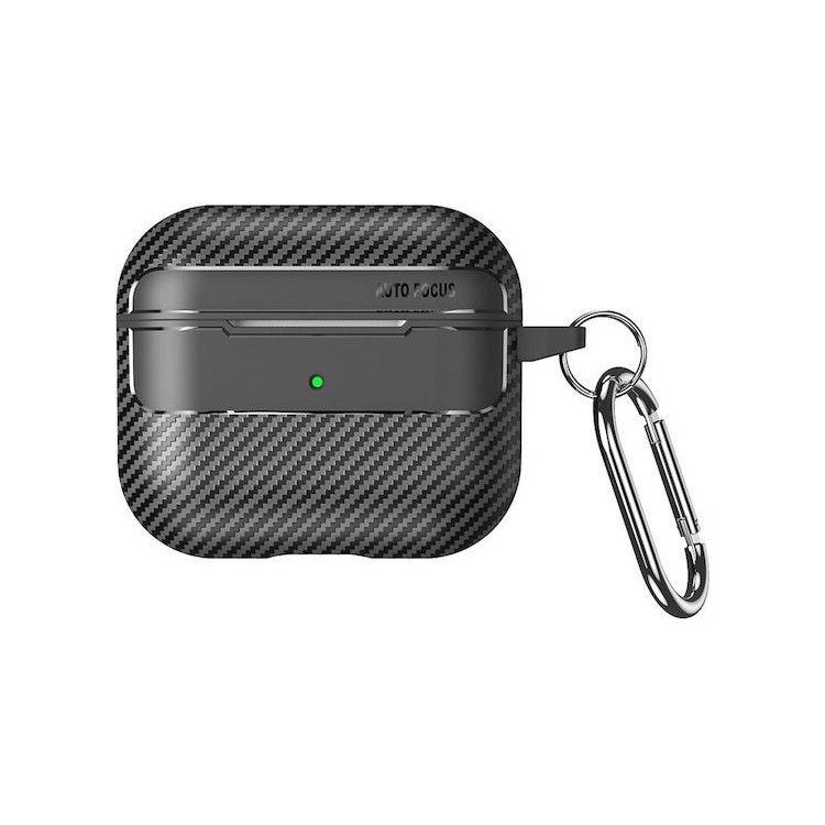Techsuit - CarbonFiber - for AirPods 3 - Black
