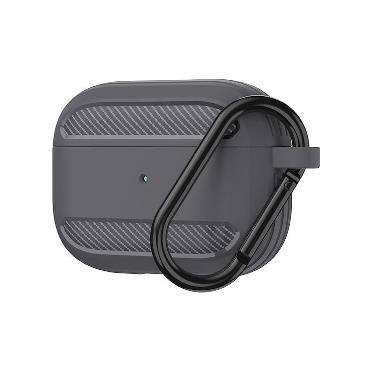 Techsuit - Carbon Silicone - for AirPods 3 - Gray