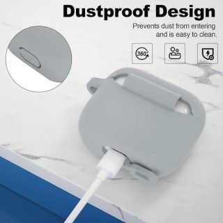 Techsuit - Silicone Case - for Apple AirPods 3, Smooth Ultrathin Material - Purple