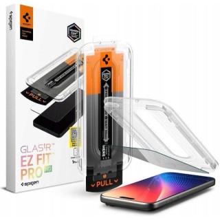 Spigen - Glas.tR EZ-FIT Pro - iPhone 16 Pro / iPhone 17 / iPhone 17 Pro - Privacy