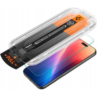 Spigen - Glas.tR EZ-FIT Pro - iPhone 16 Pro / iPhone 17 / iPhone 17 Pro - Privacy
