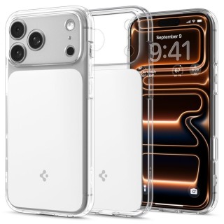 Spigen - Ultra Hybrid T MagSafe - iPhone 17 Pro Max - Clear/White