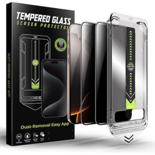 Techsuit - TitanGlass FullCover (2 pack) - iPhone 17 Air - Privacy