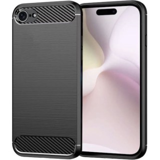 Techsuit - Carbon Silicone - iPhone 16e - Black