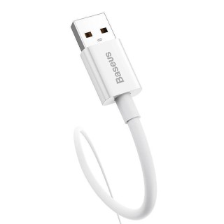 Baseus Καλώδιο USB-A σε USB-C 100W 0.25m Λευκό