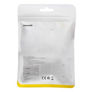 Baseus Καλώδιο USB-A σε USB-C 100W 0.25m Λευκό