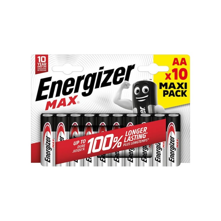 Energizer Max Alkaline AΑ (10 τμχ)