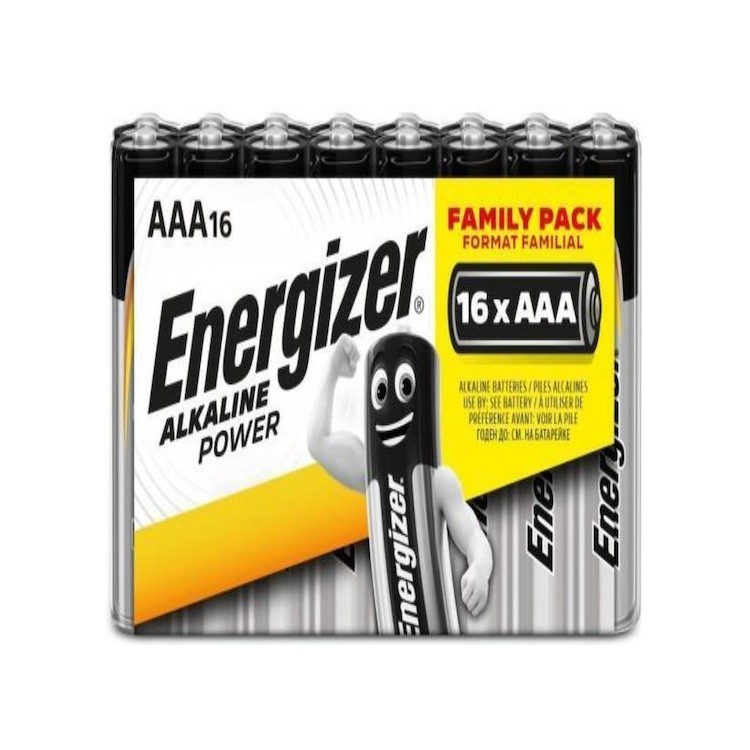 Energizer Power Αλκαλική Mignon Μπαταρία AAA S16 (16τμχ)