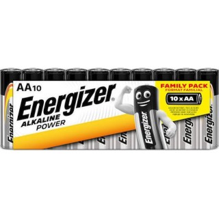 Energizer Power Αλκαλικές Μπαταρίες AA 1.5V 10τμχ