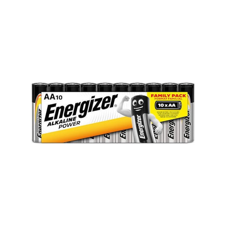 Energizer Power Αλκαλικές Μπαταρίες AA 1.5V 10τμχ