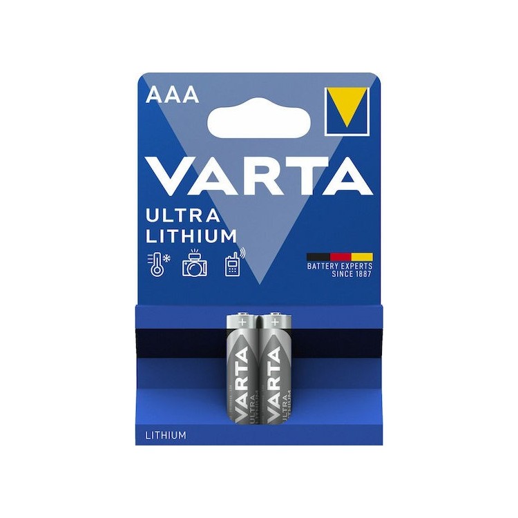 Varta Ultra Λιθίου 6103 AAA (2τμχ)