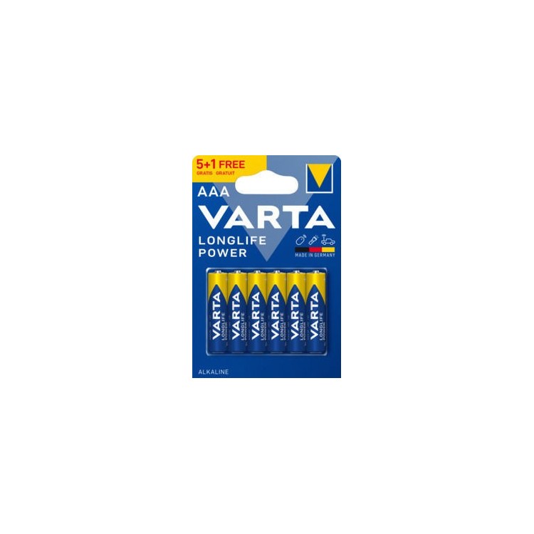 Varta Αλκαλική Longlife Power Μπαταρία LR3 AAA (6 τμχ)