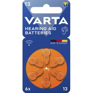 VARTA Hearing Aid 13 μπαταρίες ακουστικών βαρηκοΐας 6 τμχ