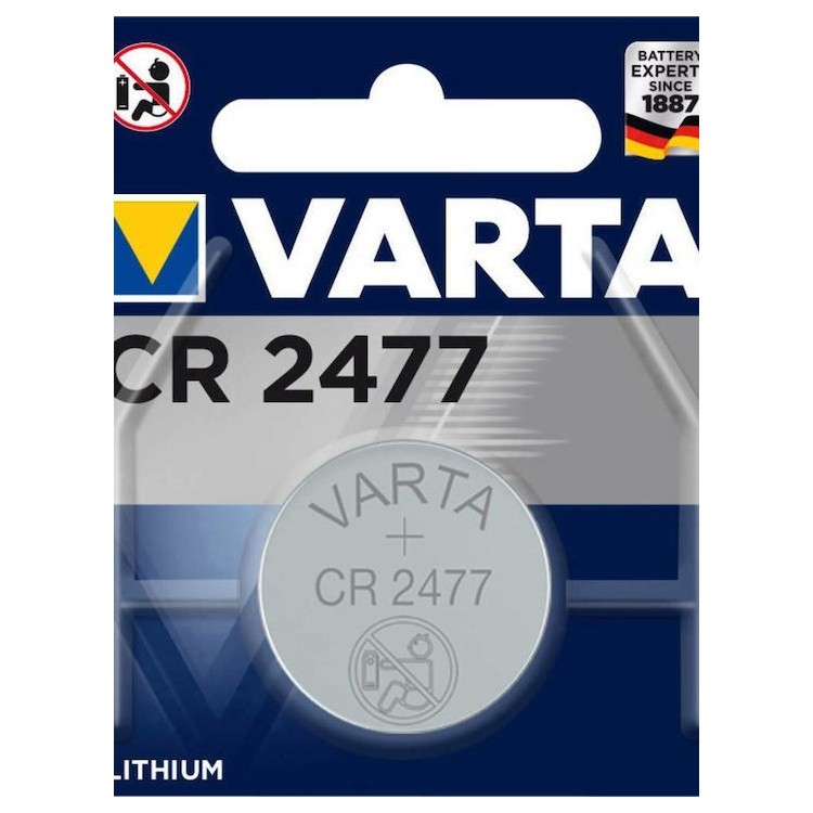 VARTA μπαταρία λιθίου, CR2477, 3V, 1τμχ