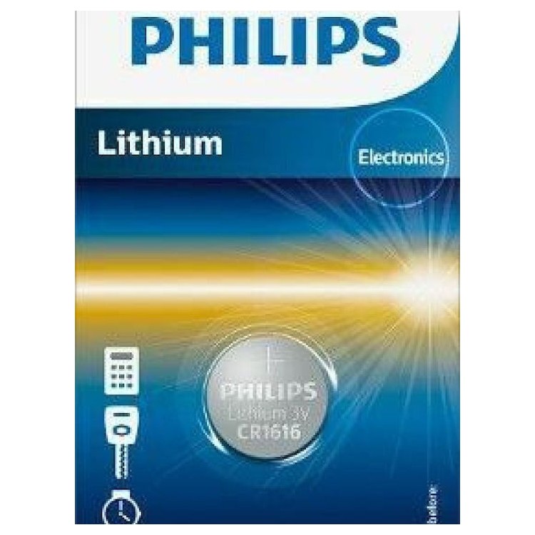 Philips Κουμπί Λιθίου CR1616 (1τμχ)