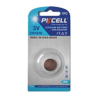 Pkcell Κουμπί Λιθίου CR1216-1B (1τμχ)