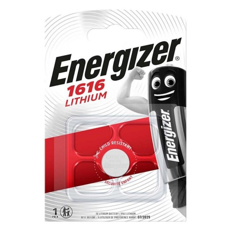 Energizer Μπαταρία Λιθίου Ρολογιών CR1616