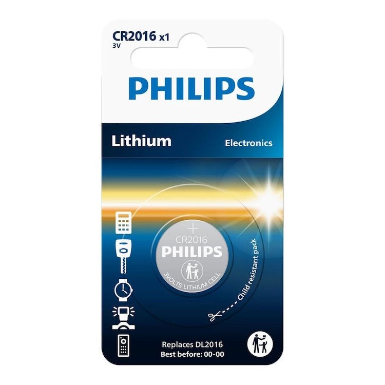 Philips Κουμπί Λιθίου CR2016