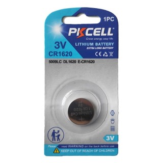 Pkcell Κουμπί Λιθίου CR1620