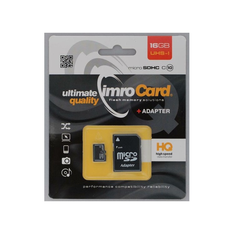 Imro Memory Card Microsd 16GB