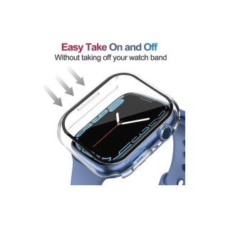Techsuit - Defense360 Pro + Screen Protector - Apple Watch 7 (41mm) - Clear