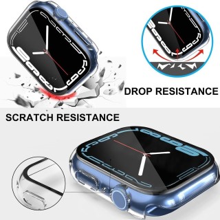 Techsuit - Defense360 Pro + Screen Protector - Apple Watch 7 (41mm) - Clear