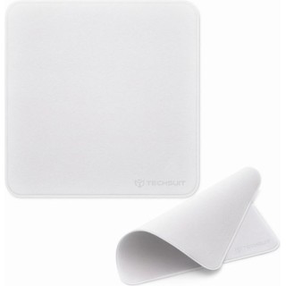 Techsuit - Polishing Cloth (TPC1) - from Microfiber, for Display Cleaning, 16 x 16cm - White