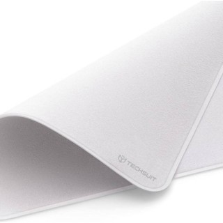 Techsuit - Polishing Cloth (TPC1) - from Microfiber, for Display Cleaning, 16 x 16cm - White