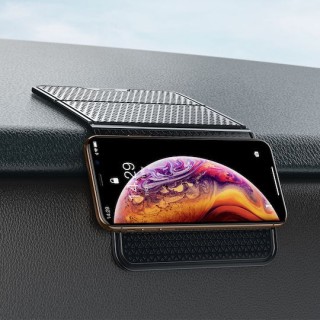 Baseus - Car Holder (SUWNT-01) - Folding Feature, Self-Adhesive, Anti-Slip, for Multipurpose - Black