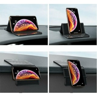 Baseus - Car Holder (SUWNT-01) - Folding Feature, Self-Adhesive, Anti-Slip, for Multipurpose - Black