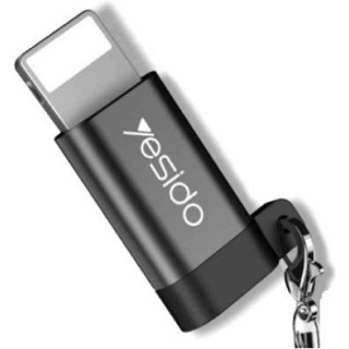 Yesido - OTG Adapter (GS05) - Lightning to Micro USB, Plug & Play, 480Mbps - Black