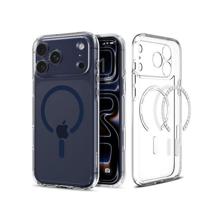Spigen - Ultra Hybrid MagSafe - iPhone 17 Pro Max - Clear / Deep Blue