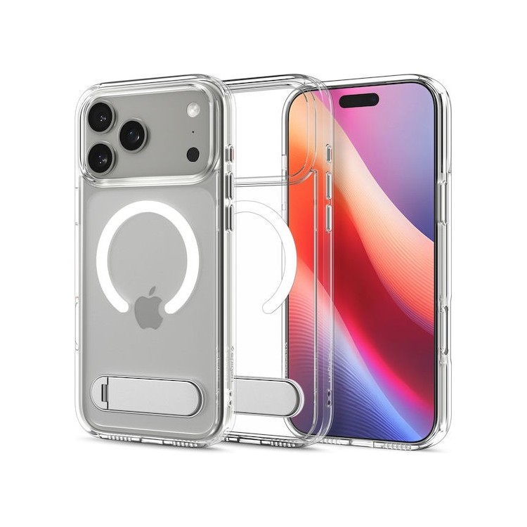 Spigen - Ultra Hybrid S MagSafe - iPhone 17 Pro - Clear/White