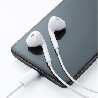 Mcdodo - Wired Earphones Element Series (HP-6071) - In-Ear, Type-C, 1.2m - White